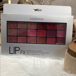 Color Story Lip FX Ultra Rich Lip Color Palette - Red and Pink Shades